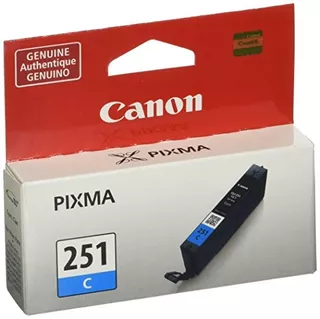 Canon Cli-251 Cyan Tinta, Compatible Con Mx922, Mg7520, Mg71