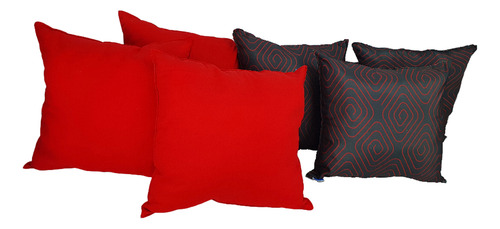 Set 6 Cojines Decorativos Premium Almoda Combinacion K