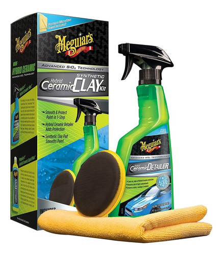 Meguiars Kit Protector Ceramico Hybrid Ceramic Quik Clay Ori