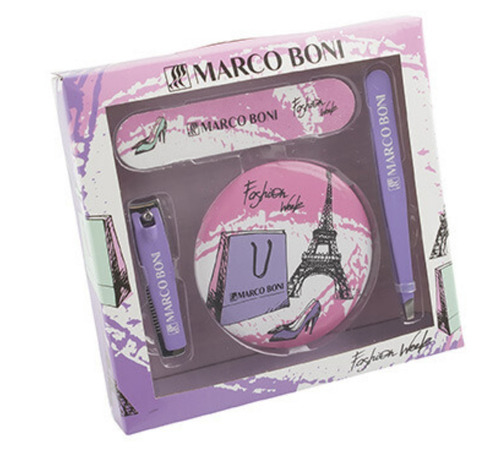 Kit Manicure Beauty Fashion 4 Ítens Marco Boni 6110