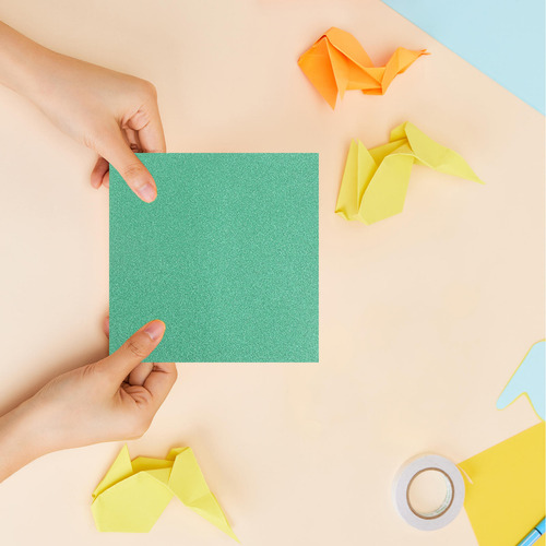 60 Folhas De Papel De Origami Brilhante De 15 Cm: Papel De O