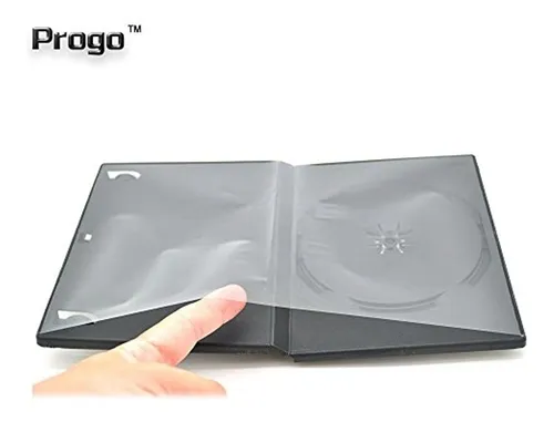 Progo 50 Pack Standard Black Single Dvd Cases 14mm