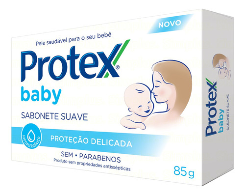 Sabonete Em Barra Para Bebê Baby Delicate Care 85g Protex