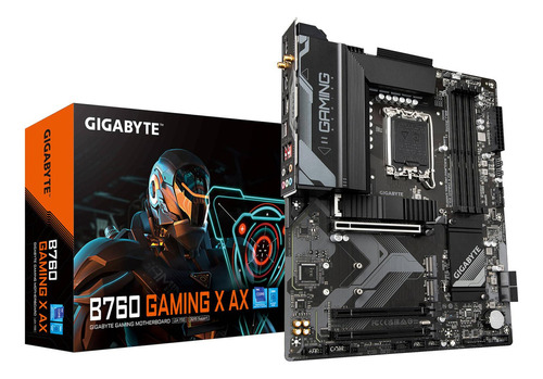 Placa mãe Gigabyte B760 Gaming X Ax Ddr5 Wifi 6e Bt 5.3