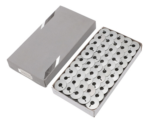 Bobinas De Coser 55623a, Aluminio Oxidado, Color Blanco Ranu