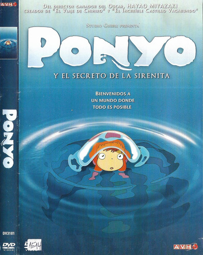 Ponyo Y El Secreto De La Sirenita Dvd Studio Ghibli 