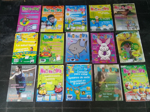 Educación Inicial, Lote De 10 Revistas Niño En Obra 