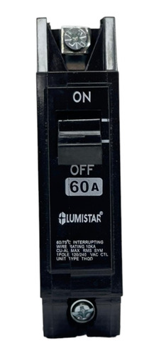 Breaker Superficial Lumistar 1 Polo X 60amp