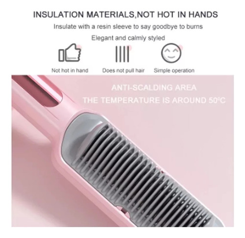 Cepillo Calefactor Eléctrico Straight Comb Alaciator Electr