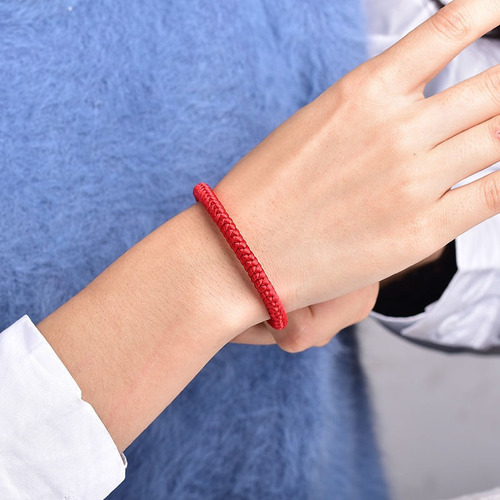 Mox Para Sl Pulsera Rojo Chino Hilo Hombre Mujer Afortunado