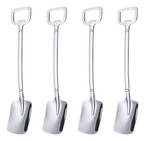 4 Cucharas Con Forma De , Cuchara Para Café, Té, Utensilio
