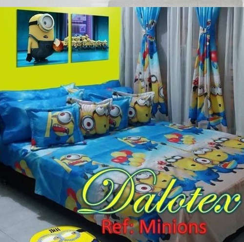 Sabanas Para Cama Semidoble Minions