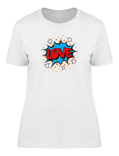 Amor, Corazones Blancos Camiseta De Mujer