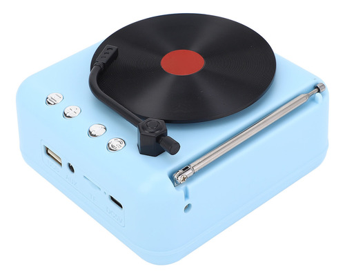 Altavoz Retro Estilo Tocadiscos, Calidad De Sonido Hifi Bt5.