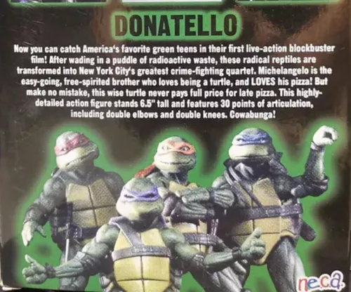 Donatello Tartarugas Ninja o filme 1990 NECA Original - Prime Colecionismo  - Colecionando clientes, e acima de tudo bons amigos.