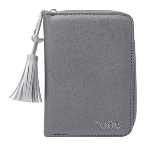 Billetera Pu Leather Rfid Sepia