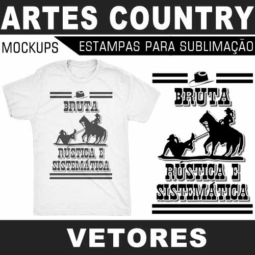 Power fur multipurpose Camisetas Country Vetores Estampas Sublimação Mockups Artes | Parcelamento  sem juros