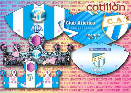 Kit Imprimible Candy Bar Atletico De Tucuman Futbol