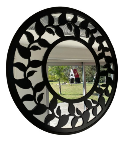 Espejo Circular De Diseño En Aluminio Y Aluminio Compuesto