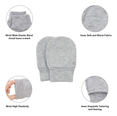 Conjunto Gorro Y Manoplas Bebé Invierno Recién Nacido