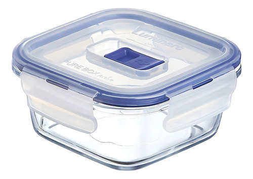 Luminarc Pure Box Pote Hermético 380ml Com Trava Lateral