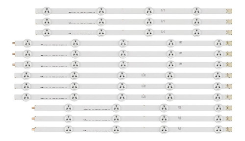 Kit X12 Tiras Led Tv LG 47ln5200 47ln5700 47la6200 47la6130
