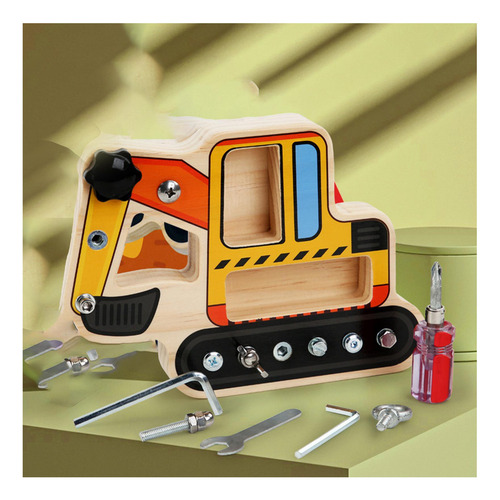 Montessori Tornillo Driver Board Tuerca Herramienta Tornillo