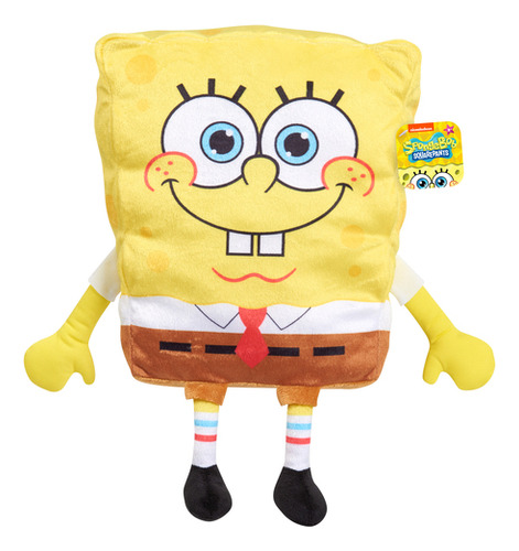 Peluche Bob Esponja Spongebob Nickelodeon 30 Cm. Color Amarillo