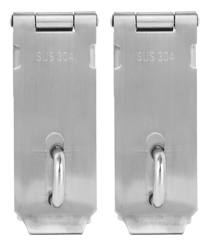 Puerta De Seguridad De Acero Inoxidable Padlock Hasp, 2 Unid