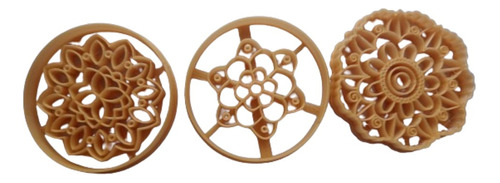 Moldes Cortantes Mandalas Circulares Reposteria Impresion 3d