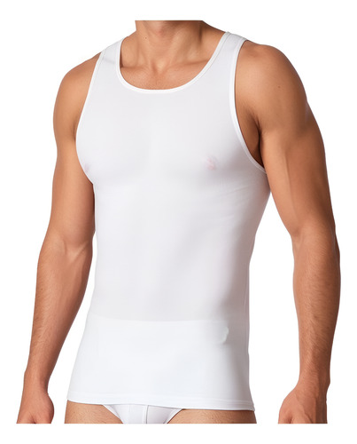 Playera Rinbros 3001 Algodón Slim Hombre Liso