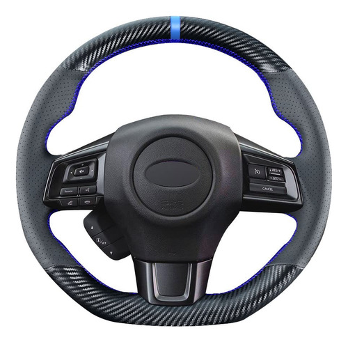 Kivnto Funda Volante Fibra Carbono Para Subaru Wrx Sti 2015