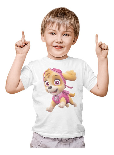 Playera Paw Patrol Skye Patrulla Canina Niño