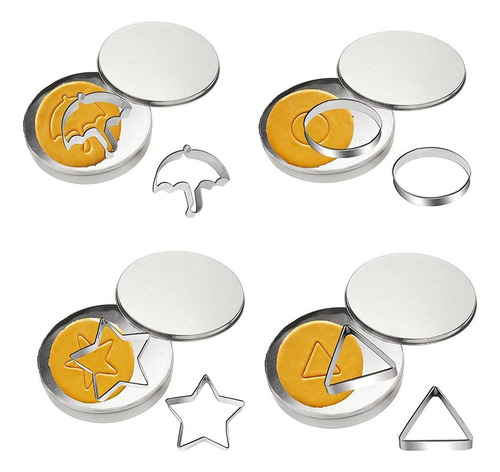 Set De Moldes De Caramelo Dalgona Con Caja De Calamar