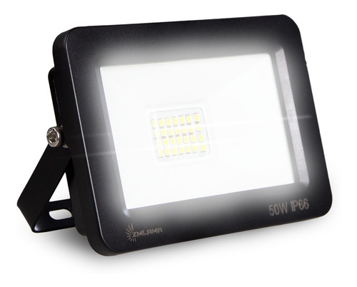 Refletor Led Holofote 50w Branco Frio Resistente A Água Ip66