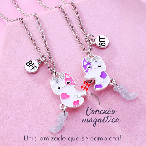 Colar Duplo De Amizade Bff Best Friends Para 2 Amigas