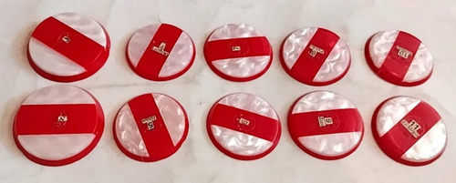 Botão De Mesa Perolado América - Com Bicados - Raros (Usado)