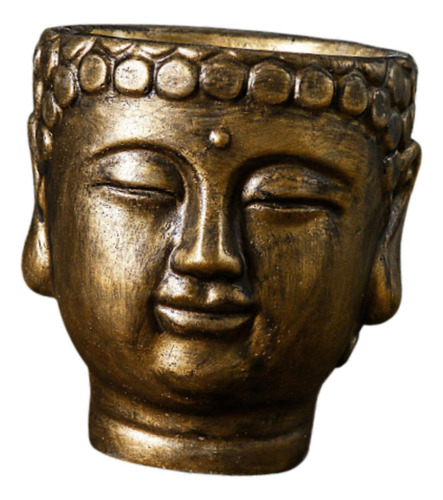 Macetero Con Cabeza De Buda, Macetero De Cemento, Maceta