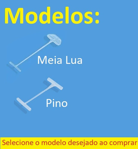 10.000 Pino Tag Fine 19mm Fino P/ Etiqueta De Roupa Cor Meia Lua