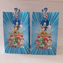 Comprar Bolsitas Golosineras Personalizadas - Sonic Modelo 1