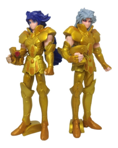 2 Figuras Caballeros Del Zodiaco Geminis Saga Bueno Y Malo 