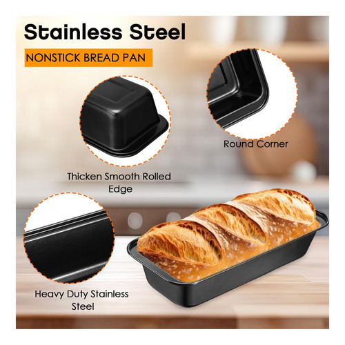 Sliner 6 Pcs Pan De Pan, Pan De Pan De Pan De 12 X 5 De Pan