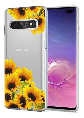 Funda Para Samsung Galaxy S10 Plus / Girasoles