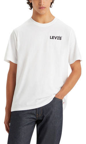 Polera Hombre Relaxed Fit Blanco Levis 16143-1427