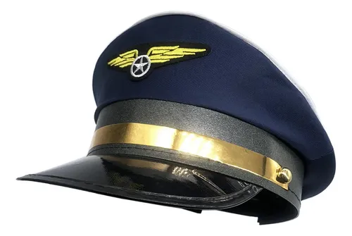 Gorra De Capitán De Aviación De Fiesta
