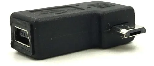 Adaptador Duttek Micro Usb A Mini Usb, 90 Grados/m-f