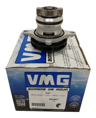 Bomba De Agua Vmg Fiat Argo 1.3 8v Drive