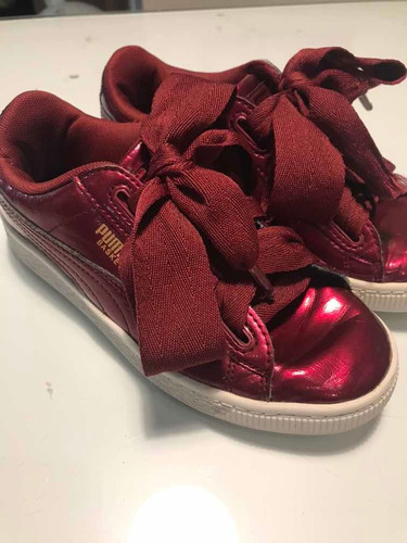 Tênis Infantil Menina Puma Verniz Super Novo Original