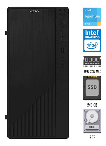 Pc Gamer Amd 3000g 16gb Ram Ssd 240gb Y 3tb Xpert Computers