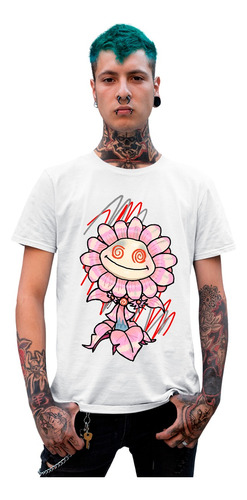 Blanca Cleen Playera Girasol Hipnotica Plantas Vs Zombies